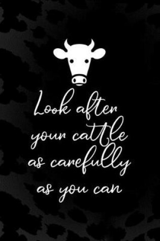 Cover of Look After Your Cattle As Carefully As You Can