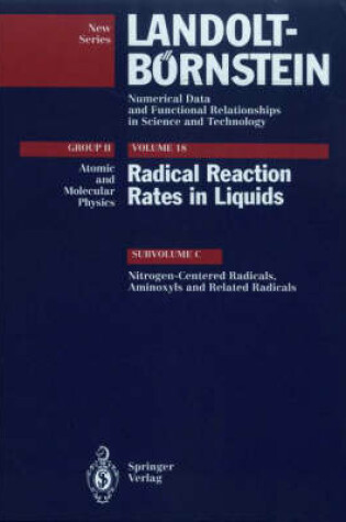 Cover of Nitrogen-Centered Radicals, Aminoxyls and Related Radicals