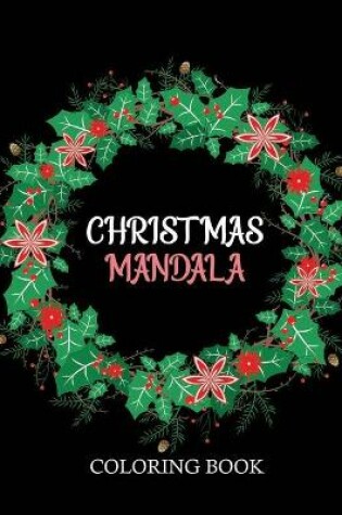 Cover of Christmas Mandala coloring book