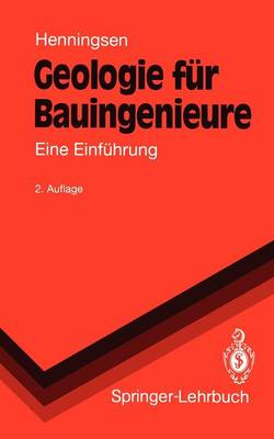 Book cover for Geologie Fur Bauingenieure