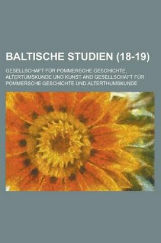 Cover of Baltische Studien (18-19)