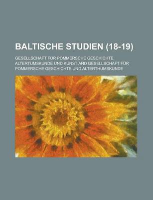 Book cover for Baltische Studien (18-19)