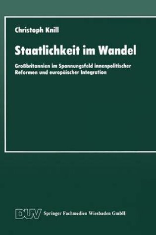 Cover of Staatlichkeit Im Wandel