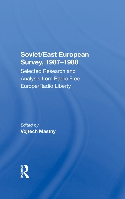 Book cover for Soviet/east European Survey, 19871988