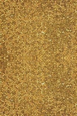 Book cover for Gold Glitter Mosaic Journal