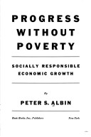 Book cover for Progress W/O Poverty