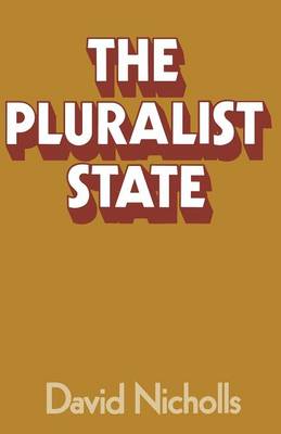 Book cover for The Pluralist State