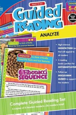 Cover of Ready to Go Guided Reading: Analyze, Grades 5 - 6