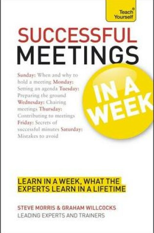 Cover of Successful Meetings in a Week: Teach Yourself