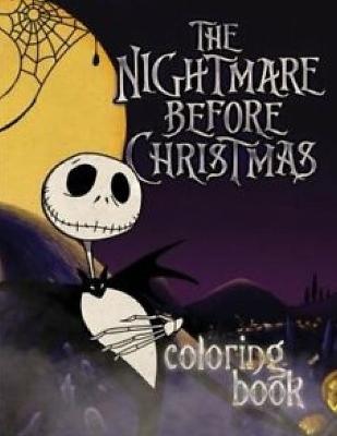 Book cover for The Nightmare Before Christmas Coloring Book