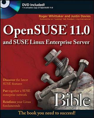 Cover of OpenSUSE 11.0 and SUSE Linux Enterprise Server Bible