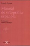 Book cover for Manual de Ortografia Espanola