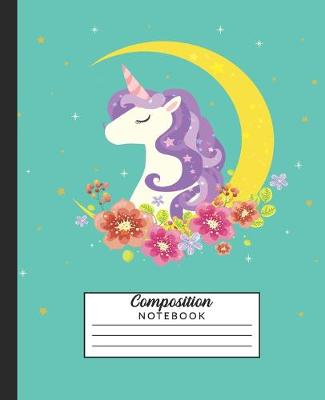 Book cover for Unicorn composition notebook