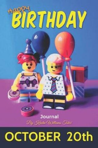 Cover of Happy Birthday Journal October 20th