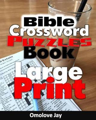 Book cover for Bible Crossword Puzzle Book Large Print