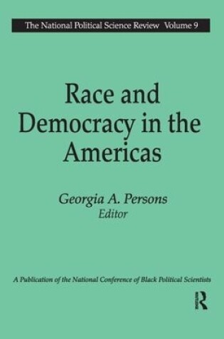 Cover of Race and Democracy in the Americas