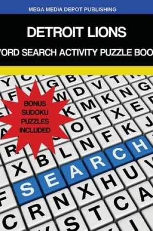 Cover of Detroit Lions Word Search Activity Puzzle Book