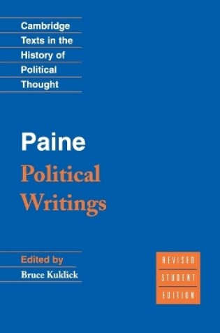 Cover of Paine: Political Writings
