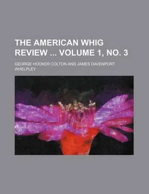 Book cover for The American Whig Review Volume 1, No. 3