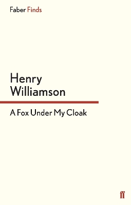 Book cover for A Fox Under My Cloak