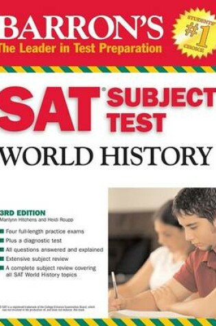 Cover of Barron's SAT Subject Test World History