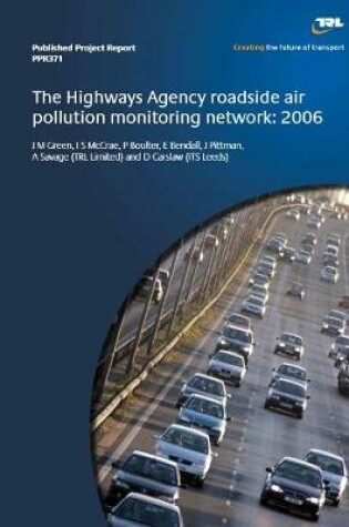 Cover of The Highways Agency roadside air pollution monitoring