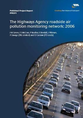 Cover of The Highways Agency roadside air pollution monitoring