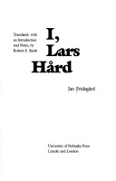 Book cover for I, Lars Hard