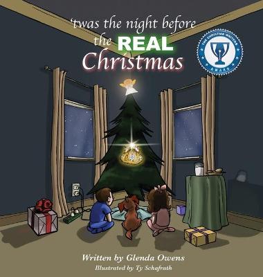 Book cover for Twas the night before the REAL Christmas