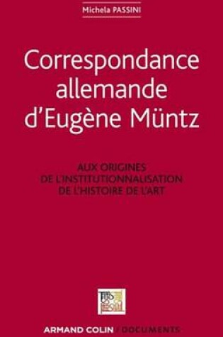 Cover of Correspondance Allemande D'Eugene Muntz