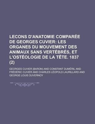 Book cover for Lecons D'Anatomie Comparee de Georges Cuvier (2)