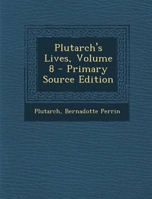 Book cover for Plutarch's Lives, Volume 8