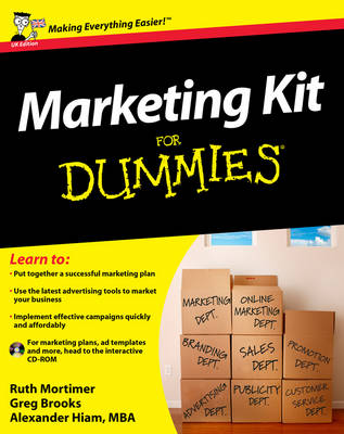 Book cover for Marketing Kit For Dummies