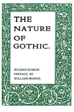 Cover of The Nature of Gothic