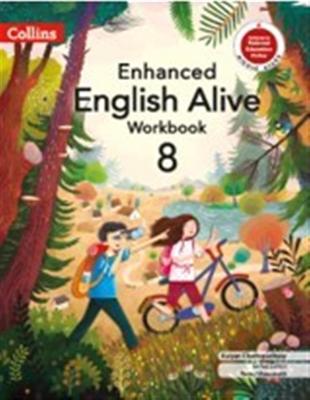 Book cover for Enhanced English Alive Work Book 8