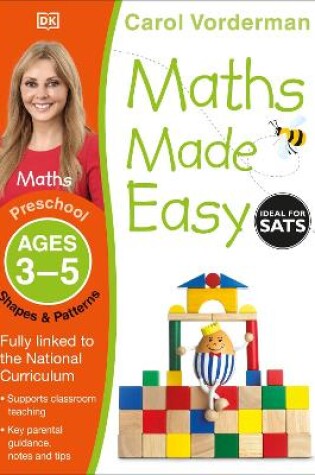 Cover of Maths Made Easy: Shapes & Patterns, Ages 3-5 (Preschool)