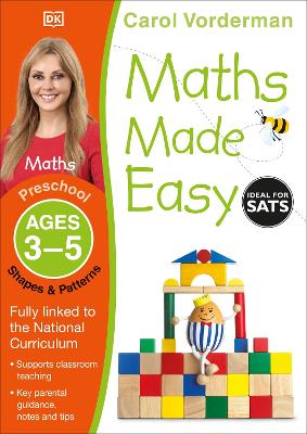 Book cover for Maths Made Easy: Shapes & Patterns, Ages 3-5 (Preschool)