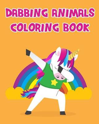 Book cover for Dabbing Animals Coloring Book