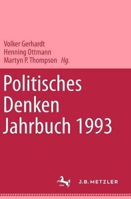 Cover of Politisches Denken. Jahrbuch 1993