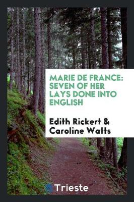 Book cover for Marie de France