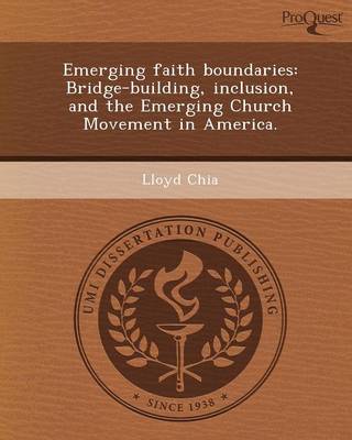 Book cover for Emerging Faith Boundaries: Bridge-Building