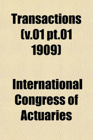 Cover of Transactions Volume 26-32