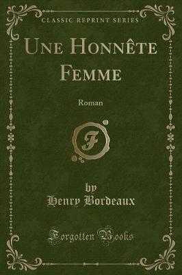 Book cover for Une Honnète Femme