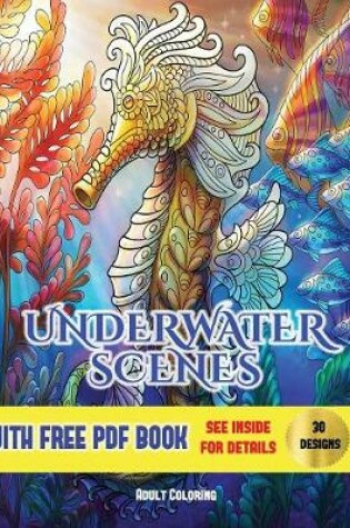 Cover of Coloring Book (Underwater Scenes)