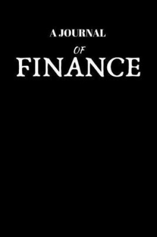 Cover of A Journal Of Finance