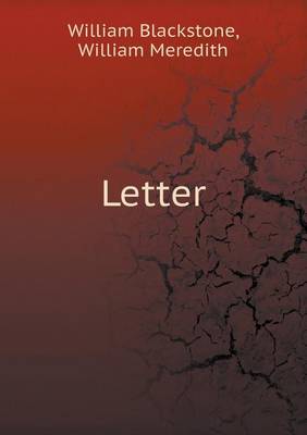 Book cover for Letter