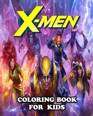 Book cover for X-Men Coloring Book for Kids