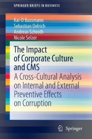 Cover of The Impact of Corporate Culture and CMS