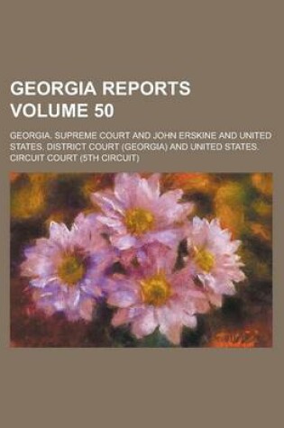 Cover of Georgia Reports Volume 50