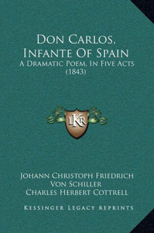 Cover of Don Carlos, Infante of Spain